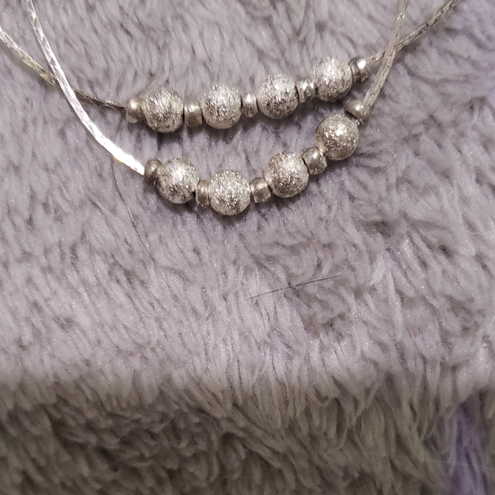 Multi String Sterling Silver Bracelet - image 2